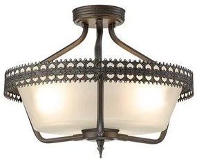 Πλαφονιέρα Φωτιστικό Οροφής 3xE27 Γκρι Crown CROWN-sf Elstead Lighting-CROWN-SF-Γκρι CROWN-SF