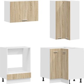 vidaXL Μονάδα κουζίνας LYON 8 pcs Sonoma Δρυς Επεξεργασμένο Ξύλο