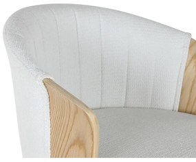 Σκαμπό Home ESPRIT Λευκό Ξύλο 58 x 56 x 86 cm