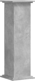 vidaXL Βάσεις Φυτών Γκρι Σκυρ. 33x33x100 εκ. Επεξεργασμένο Ξύλο