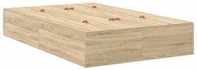 vidaXL Σκελετός Κρεβατιού Sonoma Δρυς 190 x 120 x 31.5 εκ.