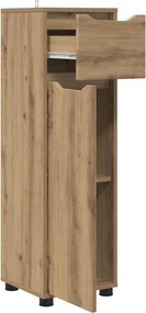 vidaXL Ντουλάπι Μπάνιου με συρτάρι Artisan Oak 30,5 x 30 x 101 εκ
