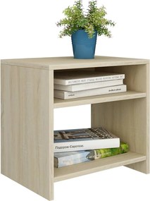 vidaXL Κομοδίνα 2 τεμ. Sonoma Δρυς 40 x 30 x 40 εκ. από Επεξ. Ξύλο