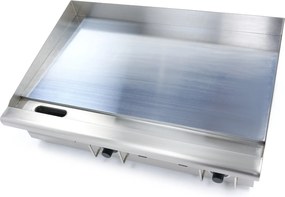 Griddle - Smooth Chrome - 73cm - incl Drip Tray - 400V