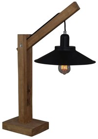 Επιτραπέζιο Φωτιστικό HL-306TL 77-3139 Michio Black Homelighting Metal,Wood