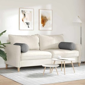 vidaXL Μαξιλάρια Στήριγμα 2 pcs Σκούρο Γκρι Ø 25 x 70 cm