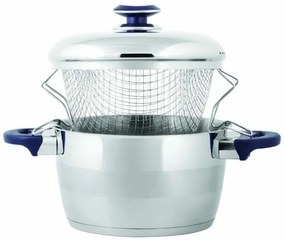 Viomar Κατσαρόλα - Φριτέζα Με Δίχτυ Επαγωγική 4.7L Φ22cm 18/10 Ανοξείδωτη 026-032-0002