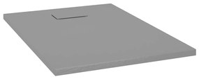 vidaXL Βάση Ντουζιέρας Γκρι 100 x 70 εκ. από SMC