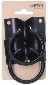 Πάρκο σκύλων EDM 85294 Μαύρο Πλάκα Δαχτυλίδια
