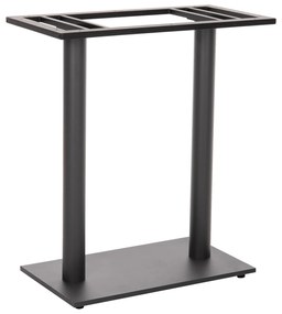 ΒΑΣΗ ΜΠΑΡ ΜΕΤΑΛΛΙΚΗ ΔΙΠΛΗ ΓΚΡΙ ΜΑΤ ΜΕΣΑΙΟΥ ΥΨΟΥΣ 40Χ80Χ90Υεκ. HM478.20