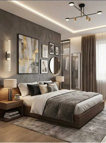 Stewehome μοντέρνος σχεδιασμός LED απλίκα τοίχου με ακρυλικό σώμα