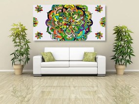 Εικόνα πράσινο Mandala - 120x60