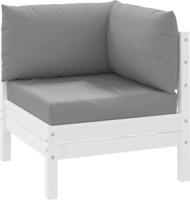 vidaXL Μαξιλάρια Παλέτας 3 τεμ. Γκρι από Ύφασμα Oxford