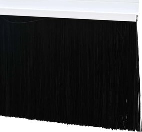 vidaXL Σφραγίδες πόρτας με βούρτσες που προσαρτώνται 2 pcs Λευκό