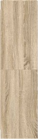 vidaXL Βιβλιοθήκη Sonoma Δρυς 30 x 30 x 111 εκ Επεξεργασμένο Ξύλο