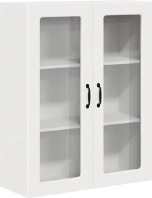 vidaXL Ραφιέρα τοίχου PORTO Λευκό 80 x 31 x 100 cm Επεξεργασμένο Ξύλο