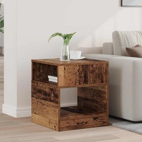 vidaXL End Table Παλιό ξύλο 40,5 x 40 x 45 εκ Επεξεργασμένο ξύλο