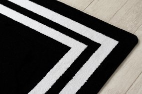 Χαλί HAMPTON Πλαίσιο μαύρο - ΠΡΟΪΟΝ ΔΕΥΤΕΡΗΣ ΚΑΤΗΓΟΡΙΑΣ