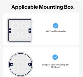 SONOFF smart επιτοίχιος διακόπτης ρολών Orb-RBS, WiFi, Matter, 1A, λευκός