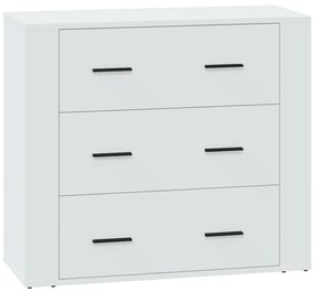 vidaXL Συρταριέρα Λευκή 80 x 33 x 70 εκ. από Επεξεργασμένο Ξύλο