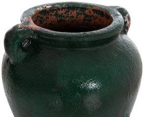 Διακοσμητικό Βάζο Τερακότα Μαύρο Φ24Χ23Y εκ.