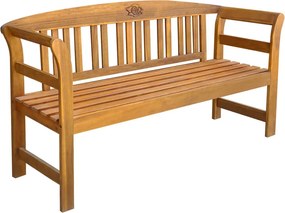 vidaXL Παγκάκι Ρόδου 1 -θέσιο 157 cm Solid Acacia wood Natural