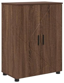 vidaXL Ντουλάπι Μπάνιου Καφέ δρυς 60 x 35 x 80 εκ Επεξεργασμένο ξύλο