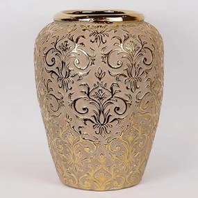 Βάζο Κεραμικό 819-00136 Φ29,5x39cm Gold Estheti Home Κεραμικό