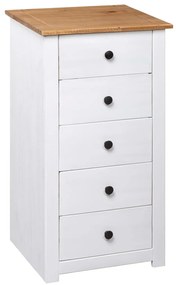 vidaXL Μπουφές Λευκός 46 x 40 x 89 εκ. από Ξύλο Πεύκου Σειρά Panama