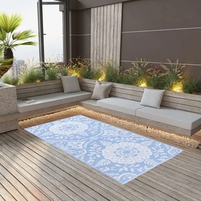 vidaXL Χαλί Εξωτερικού Χώρου Γαλάζιο ARAKIL 160x230 εκ. Πολυπροπυλένιο