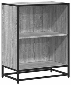 ντουλάπι βιβλίων vidaXL Γκρι Sonoma 60x35x76 cm Κατασκευασμένο ξύλο