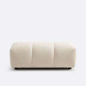 Πουφ βελούδινο με ανάγλυφη υφή, 109 εκ., Nuria