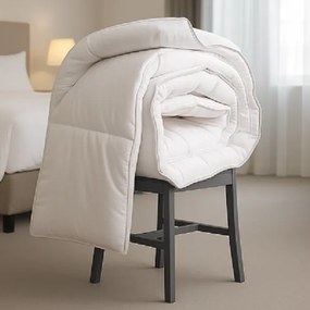 Πάπλωμα All Seasons Satin Microfiber 160x240εκ. 400GSM Λευκό 24242000028300