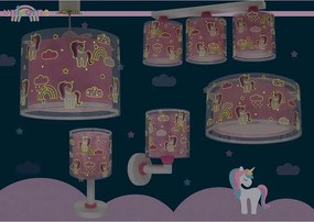 Unicorns παιδικό φωτιστικό οροφής (41592)