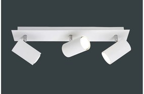 Σποτ Φωτιστικό Οροφής 3xGU10 Τριπλό Κινητό Marley Trio Lighting-802400301-Λευκό 802400301