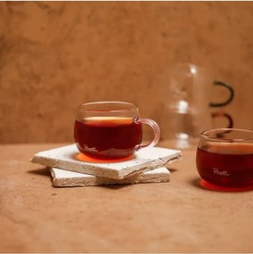 Stewehome Σετ 6 τεμαχίων ποτήρια από γυαλί Πολύχρωμο