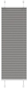 vidaXL Πλισέ περσίδα Ανθρακί 50x150 cm Πλάτος υφάσματος 49,4 cm