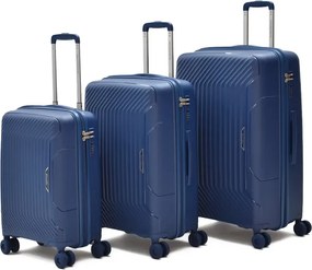 Stewehome σετ 3 τεμαχίων βαλίτσες με 8 τροχούς από πολυπροπυλένιο