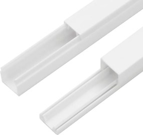 vidaXL Κανάλι Καλωδίων 15 x 10 χιλ. 30 μ. από PVC