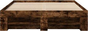 vidaXL Πλαίσιο Κρεβατιού Χωρ. Στρώμα Καπ. Δρυς 120x190 εκ. Επ. Ξύλο