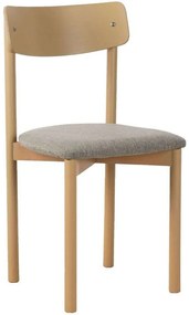 Καρέκλα Pisa 03-1088 44x43x82,5cm Sonoma Wood, Fabric