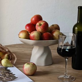 Διακοσμητικό Μπολ Limfjord Centrepiece Κεραμικό Μπεζ H28 Ø16 cm, Broste Copenhagen