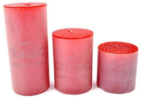 Κερί 373-18-232 SH 7x15cm Red Σετ 2τμχ Paraffin