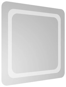 vidaXL Καθρέφτης Μπάνιου με LED 50x50 εκ.