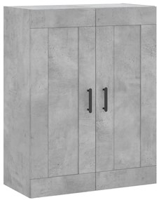 vidaXL Ντουλάπι Επιτοίχιο Γκρι Σκυροδεμ. 69,5x34x90 εκ. Επεξεργ. Ξύλο