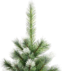 vidaXL Τεχνητό Δέντρο Χριστουγέννων με μέρη που αναδιπλώνονται και χιονάκι