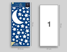 Stars φωσφορίζοντα αυτοκόλλητα τοίχου S (77223)