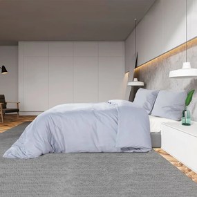 Σετ Παπλωματοθήκης Γκρι 260x240 εκ. Βαμβακερό - Γκρι