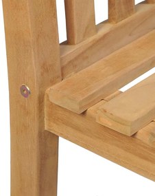 vidaXL Καρέκλες Κήπου 2 τεμ. από Μασίφ Ξύλο Teak