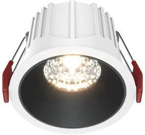Χωνευτό Σποτ Οροφής Alfa LED 15W 3000K Μαύρο-Λευκό DL043-01-15W3K-D-RD-WB MAYTONI-DL043-01-15W3K-D-RD-WB-Μαύρο-Λευκό DL043-01-15W3K-D-RD-WB